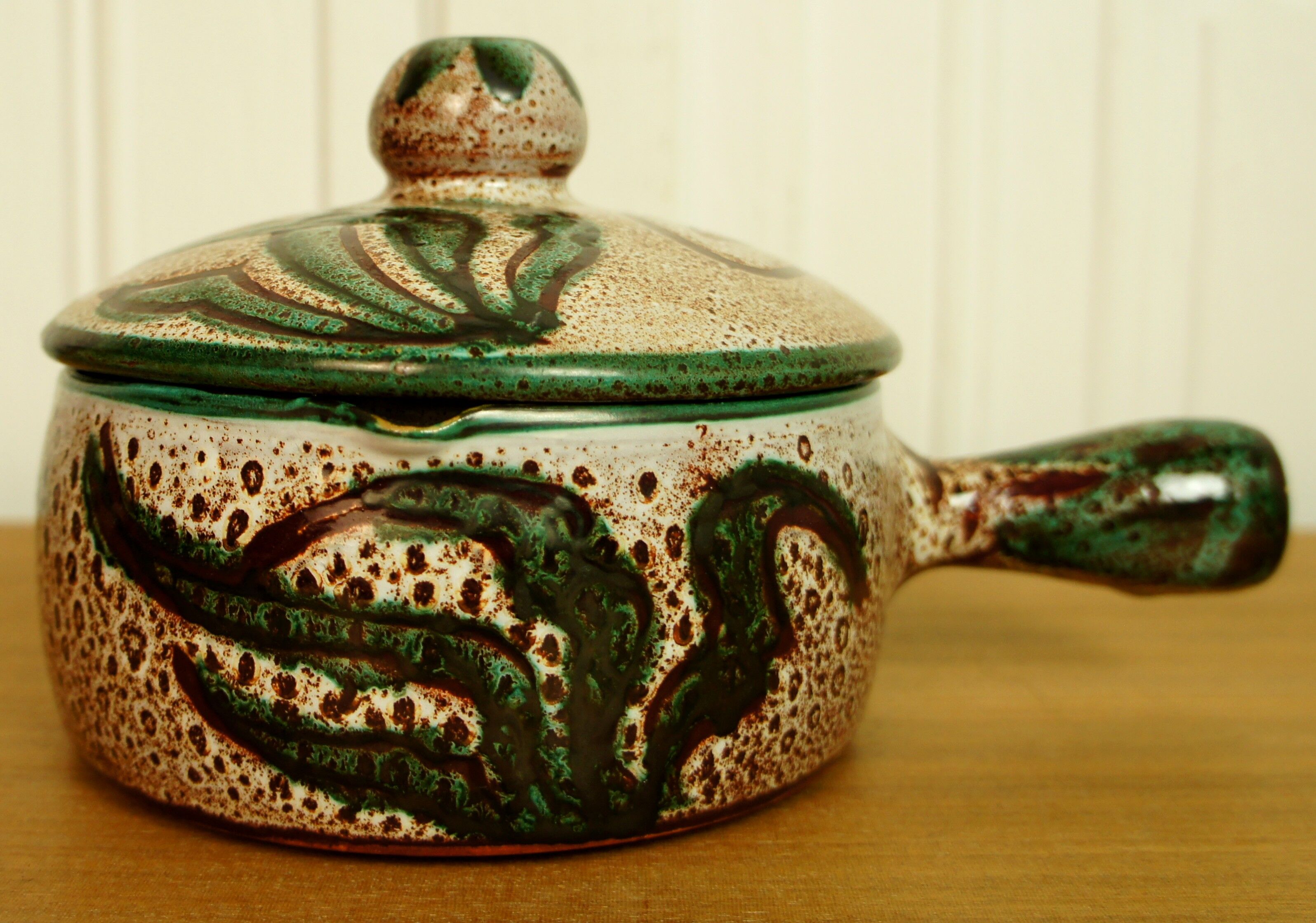 Vallauris ceramic caquelon