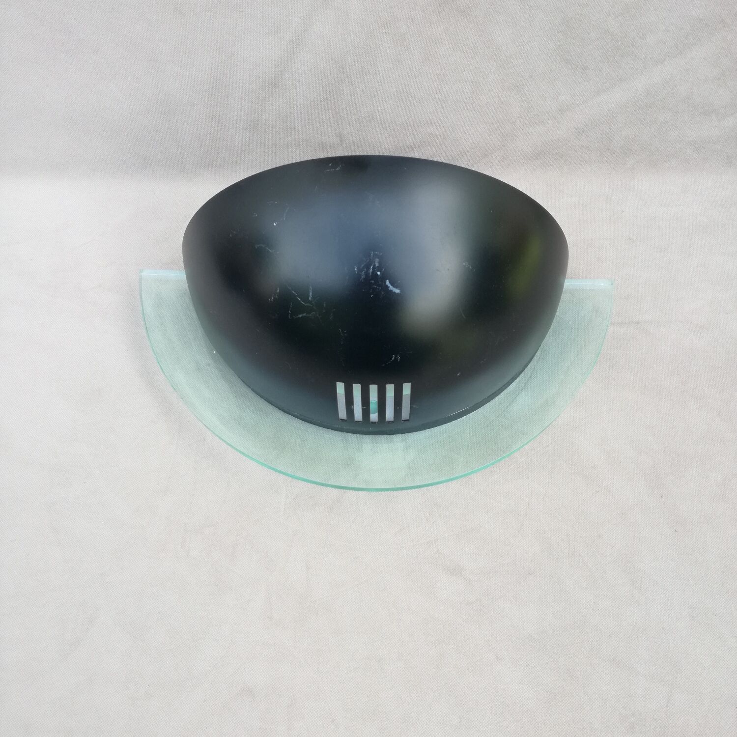 Post modern half moon wall light, 1990