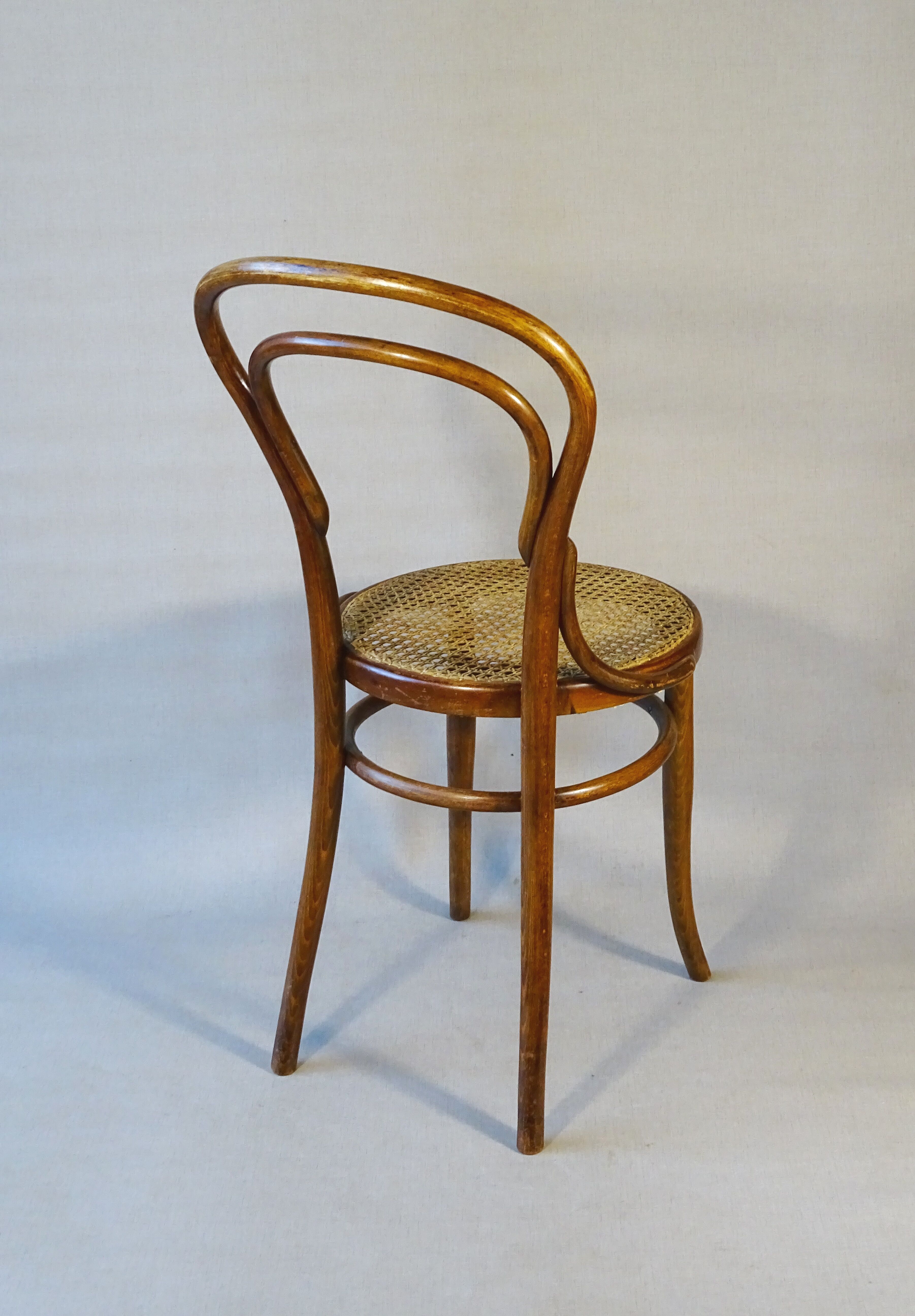 Bistro chair N°14 new canework, KOHN 1890