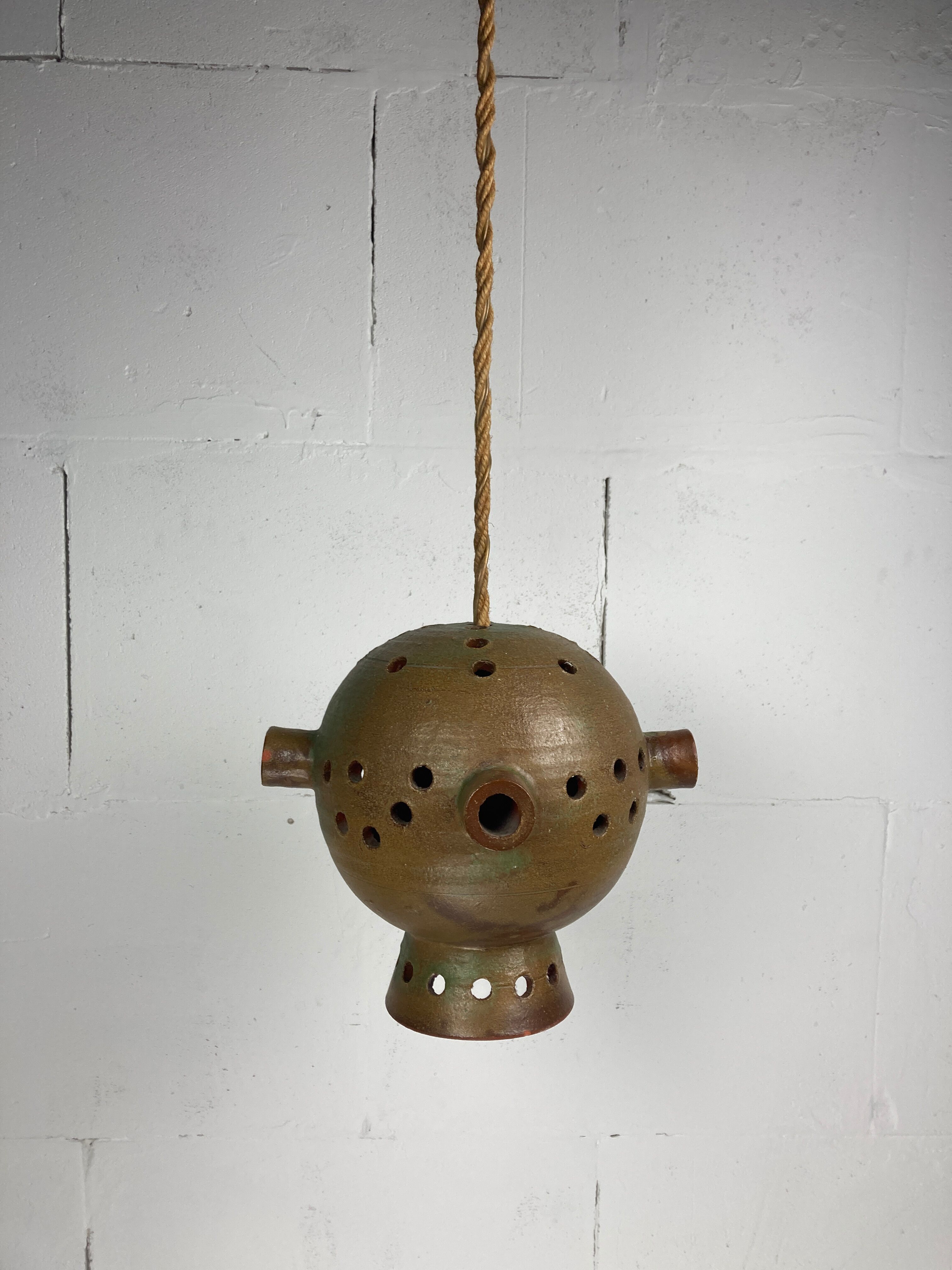 Ceramic space age suspension by Mobach Dutch 1960s