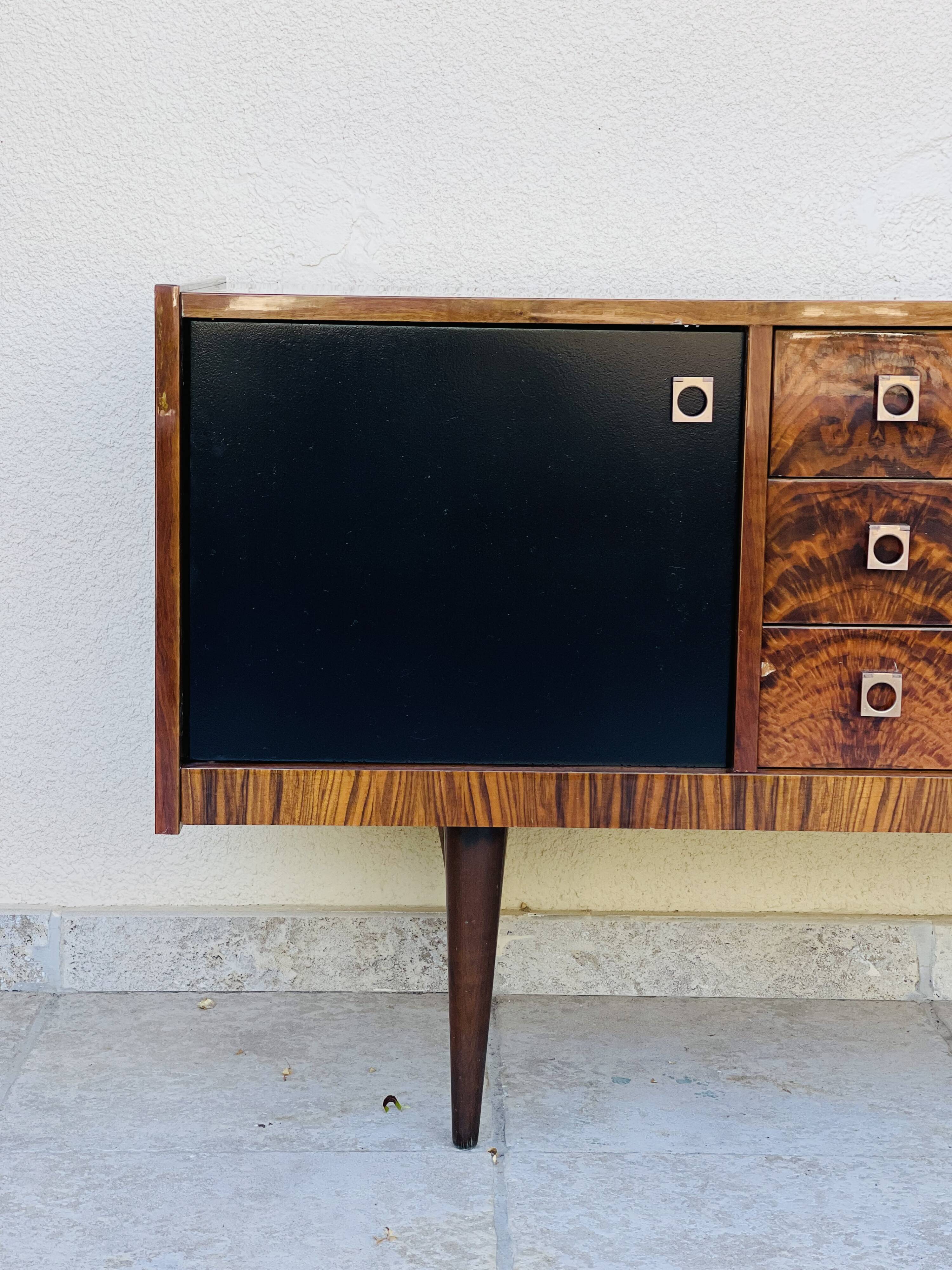 Vintage walnut sideboard