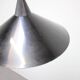 Black suspension light in "Space Age" style (Czechoslovakia, 1970s)