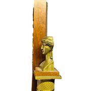 miroir sur pied en  acajou style empire