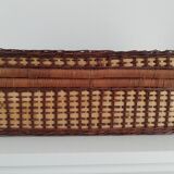 Vintage wicker pic-nic suitcase