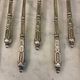 12 small silver-plated metal spoons, Russian-style handles, SAM Lux