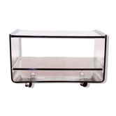 Vintage Roche Bobois furniture in smoked plexiglass