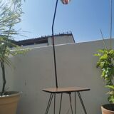 Vintage floor lamp geometric tube