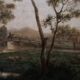 Large oil painting on canvas 2 m x 1.50 m - animated landscape - Charles Louis Verboeckhoven