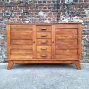 Buffet René Gabriel, furniture reconstruction known as that of the disaster victims.