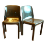 Pair of chairs, Vico Magistretti design, "Selene" model, Artemide, 1970s