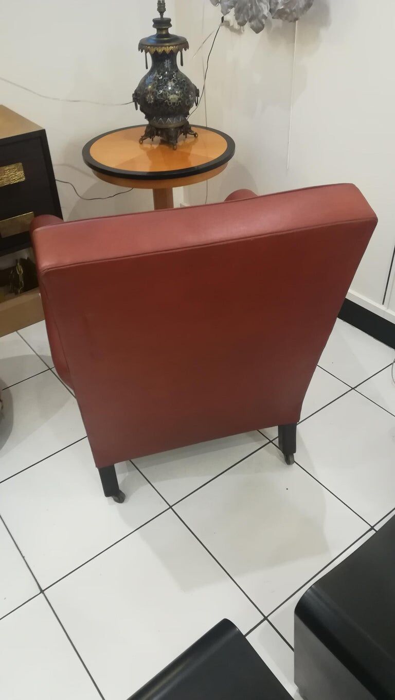 Leather armchair circa 1930