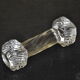 Old glass knife holder