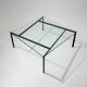 Glass and metal coffee table by Paolo Tilche for Arform, 1960s