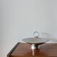 Large vintage metal fruit bowl