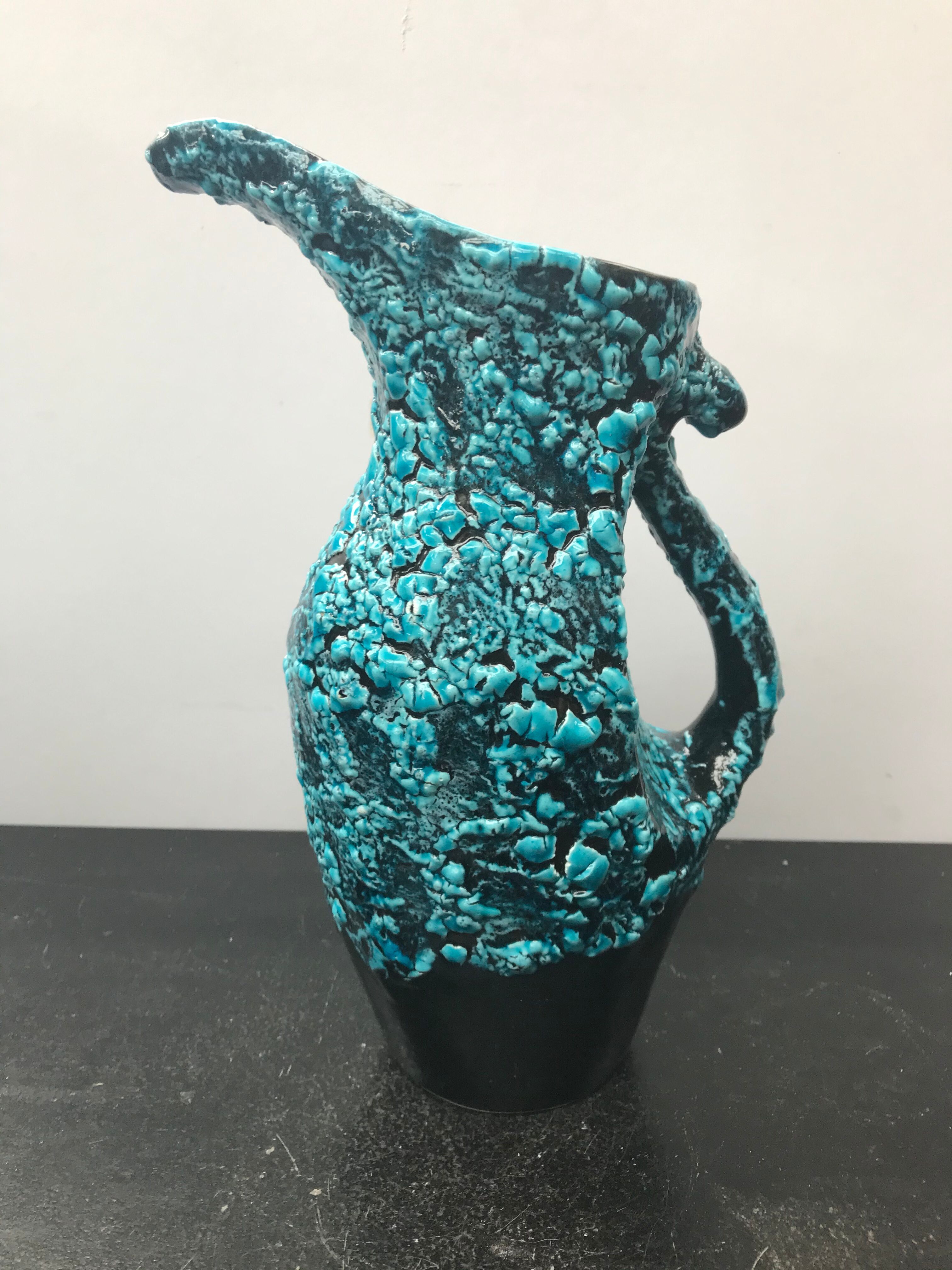 Former black ceramics pitcher