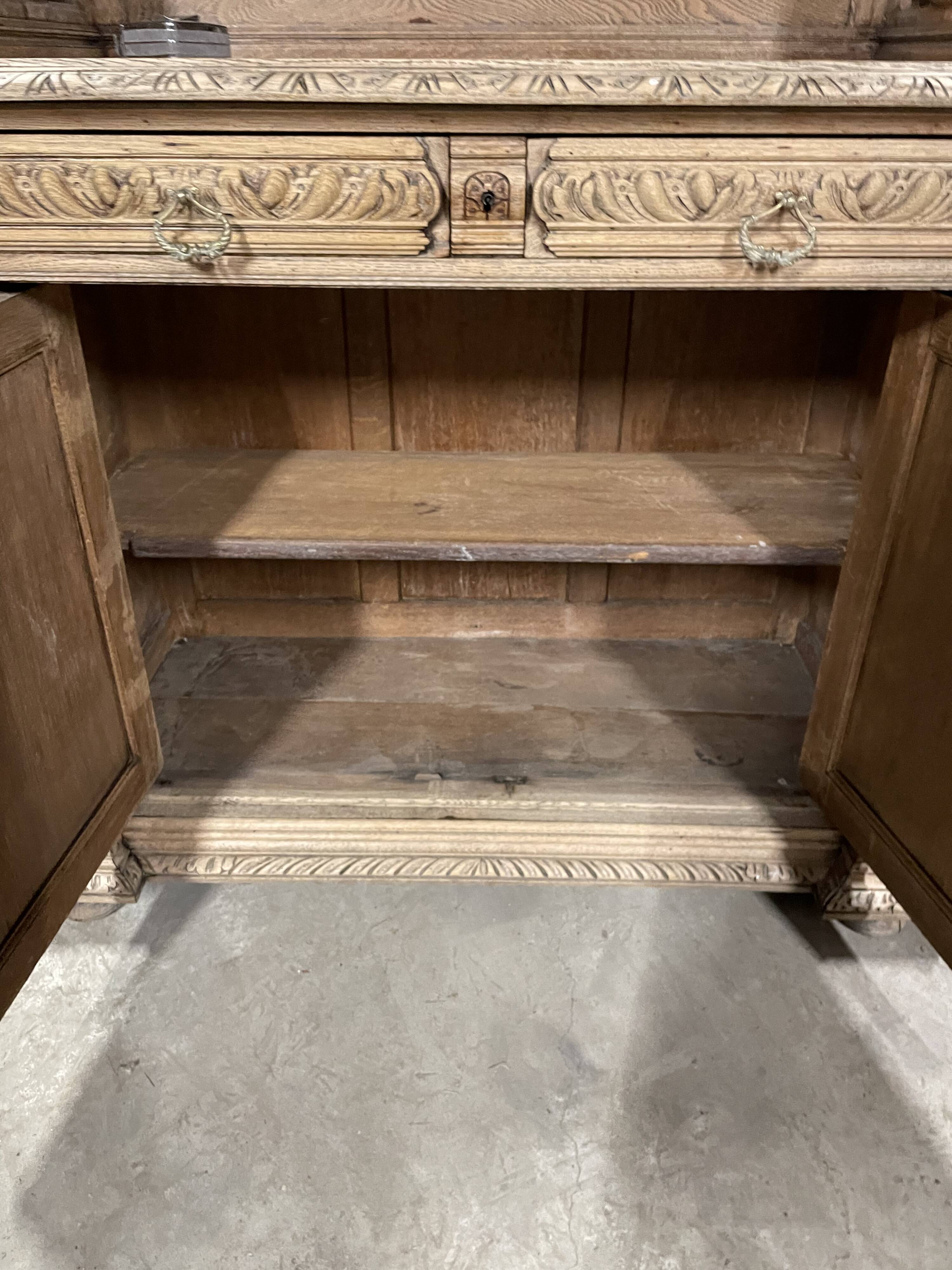 Hunting buffet with 2 bodies