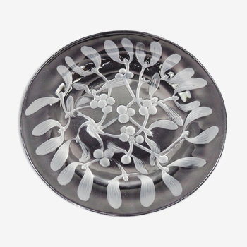 Assiette Cristal Motif Gui Lalique