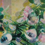 Lithograph camille hilaire bouquet of flowers 121 of 175 certificate