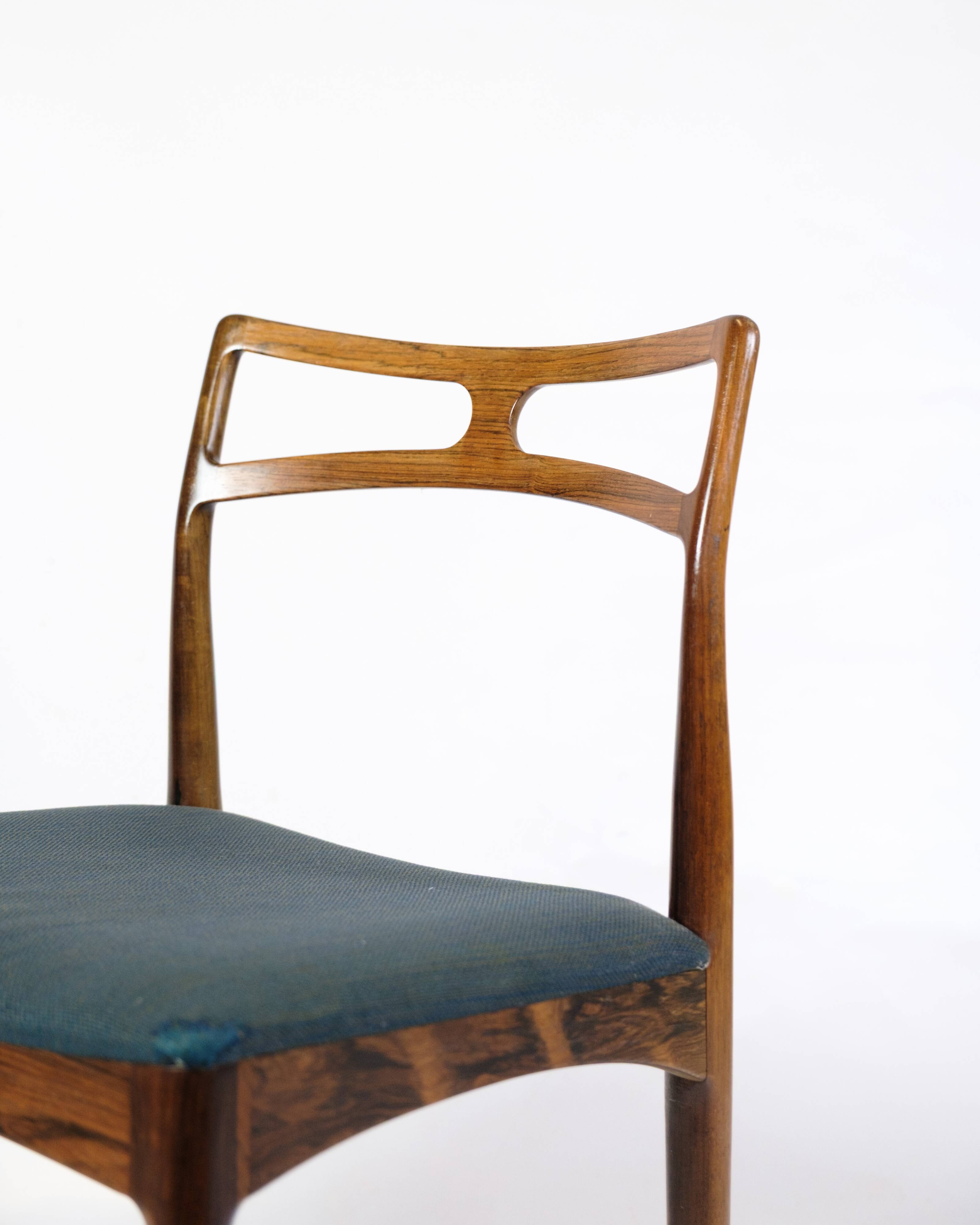 Set Of Six Dining Chairs Model 94 Made In Rosewood By Johannes Andersen