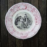 12 old talking plates from Sarreguemines – Discoverers & Inventors