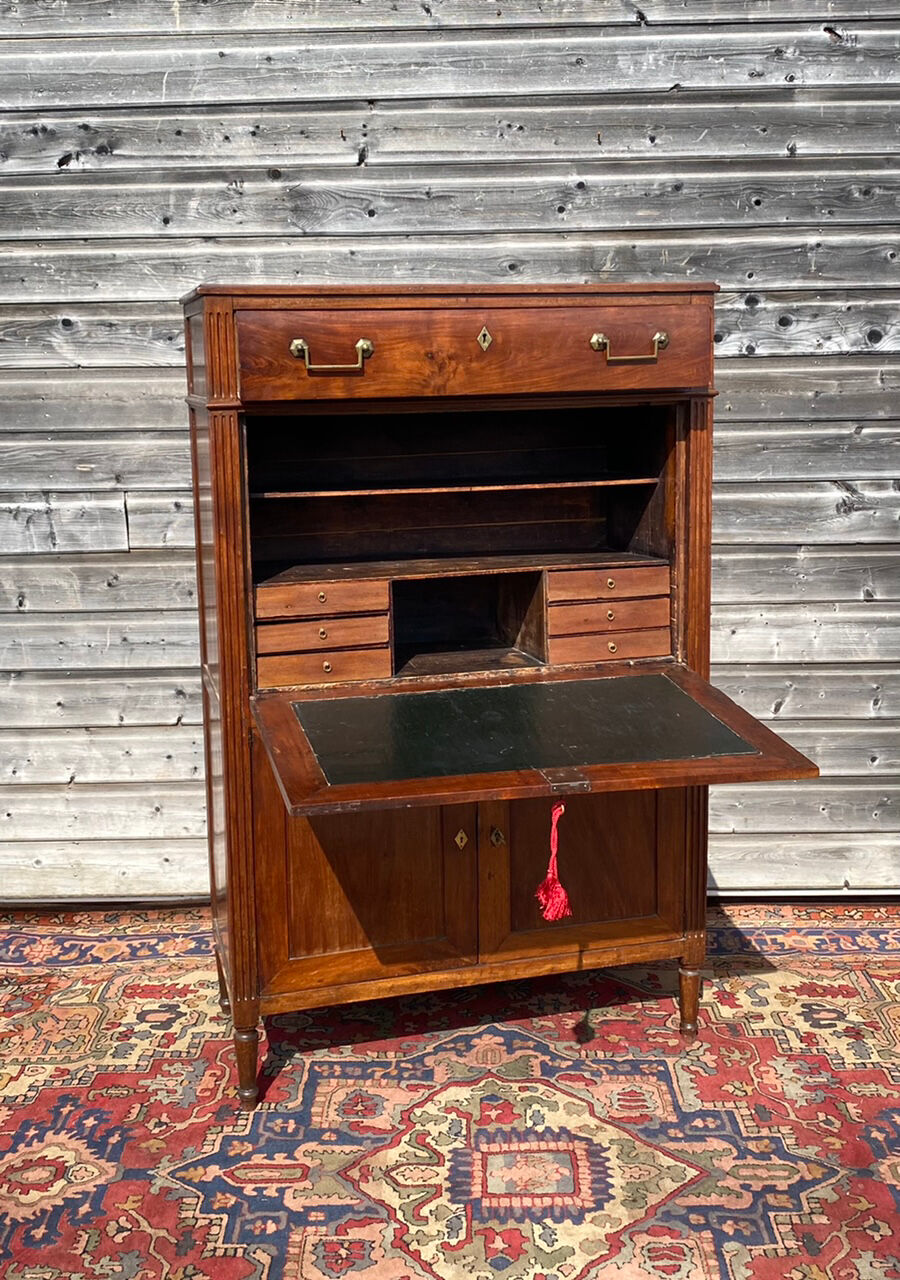 Secrétaire en acajou d’époque Louis XVI XVIII eme siècle