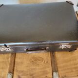 Antique cardboard suitcase