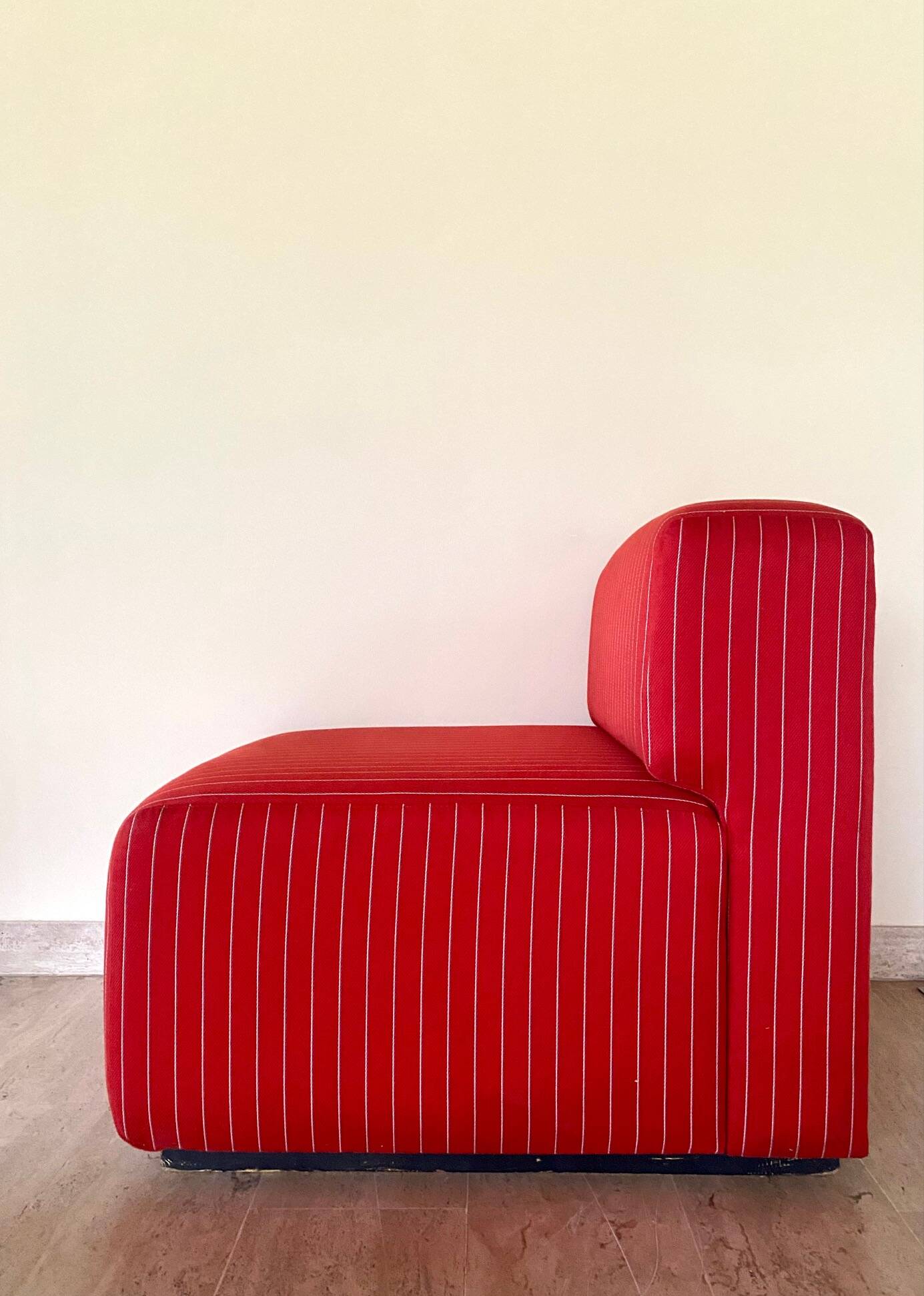 red striped armchair, 1980