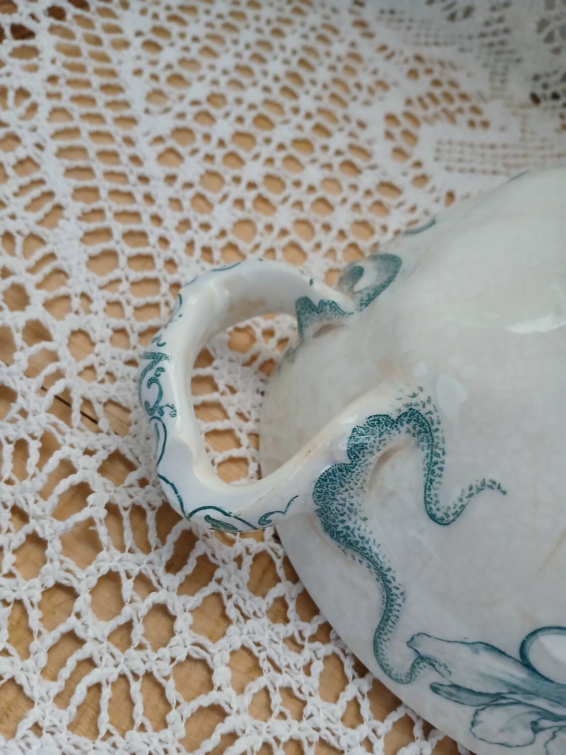 Antique Ironstone Soup Tureen/Vegetable Dish