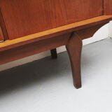 1960s british teak sideboard with bar cabinet