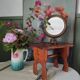 Old wooden stool / step stool Le Printemps