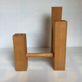 Scandinavian wooden candle holder