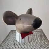 Mouse head in plaster sign baden collection germany