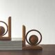 Mid-Century Modern Wooden Bookends, 1960s, Set of 2