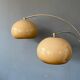 Mid-century Dijkstra double arc mushroom floor lamp