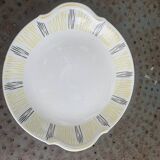 Plat à gâteaux en faïence Badonviller, FB 81, vintage et design