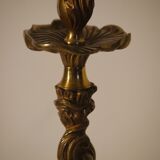 Ancien porte bougie bronze30s