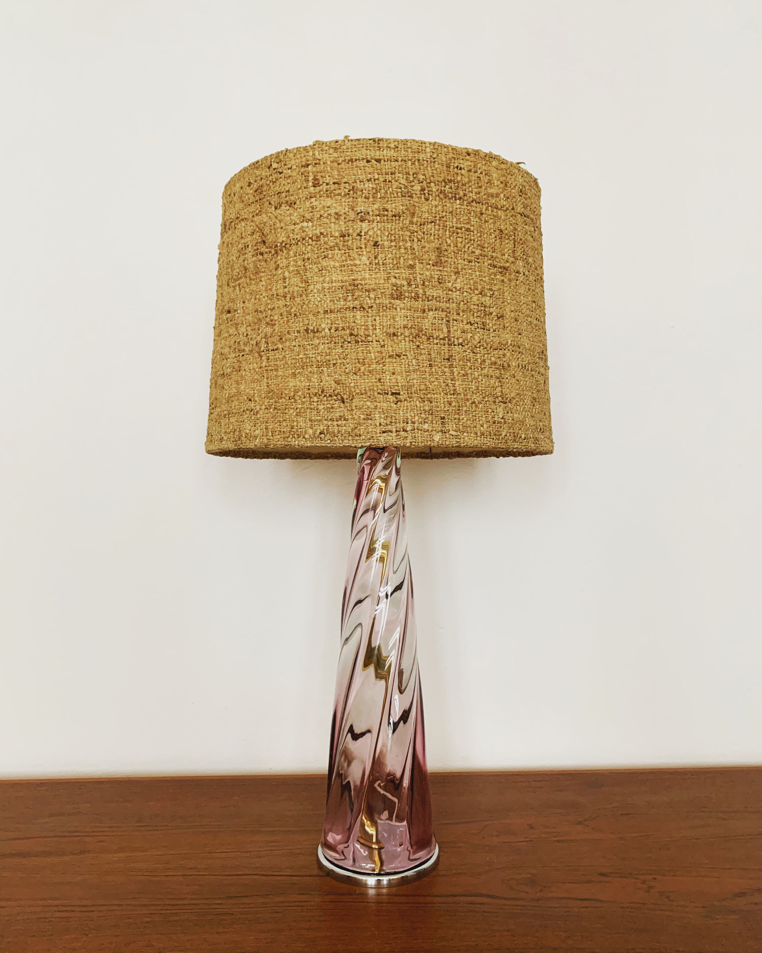 Large Murano glass table lamp