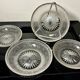 4 Baccarat plates in Greek key pattern 19th century