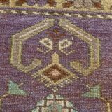 4x6 Vintage Oushak Carpet, Turkish Rug, 107x172Cm