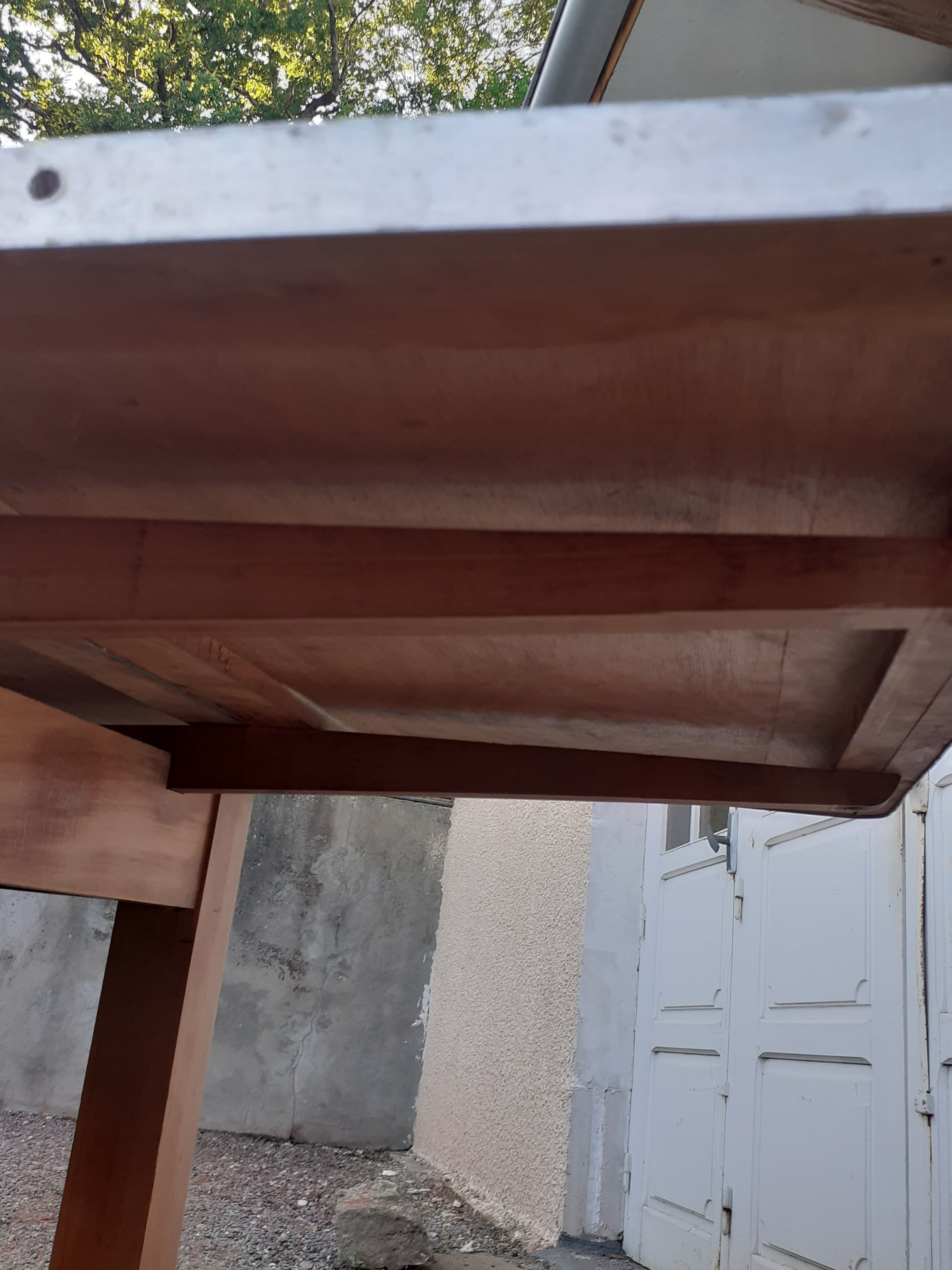 Vintage wooden formica kitchen table