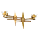 Paire d'appliques Arlus années 50