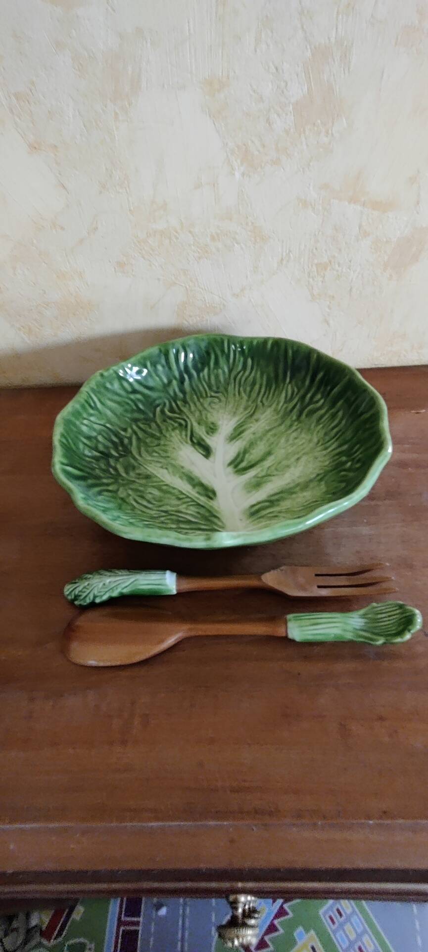Saladier et ses couverts