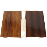 Set of 2 Scandinavian rosewood side tables, Sweden, 1960