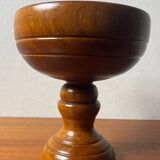 Wooden salt cup empty pocket
