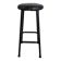 Black leather stools