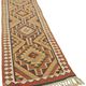 Turkish Handwoven Vintage Herki Kilim 86 cm x 340 cm