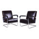 Bauhaus Leather Armchairs from Hynek Gottwald, Czech, 1930s, Set of 2