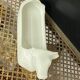 Beurrier en céramique blanche