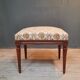 Pouf upholstered in Louis XVI style