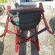 Fauteuil en rotin 1900 rouge